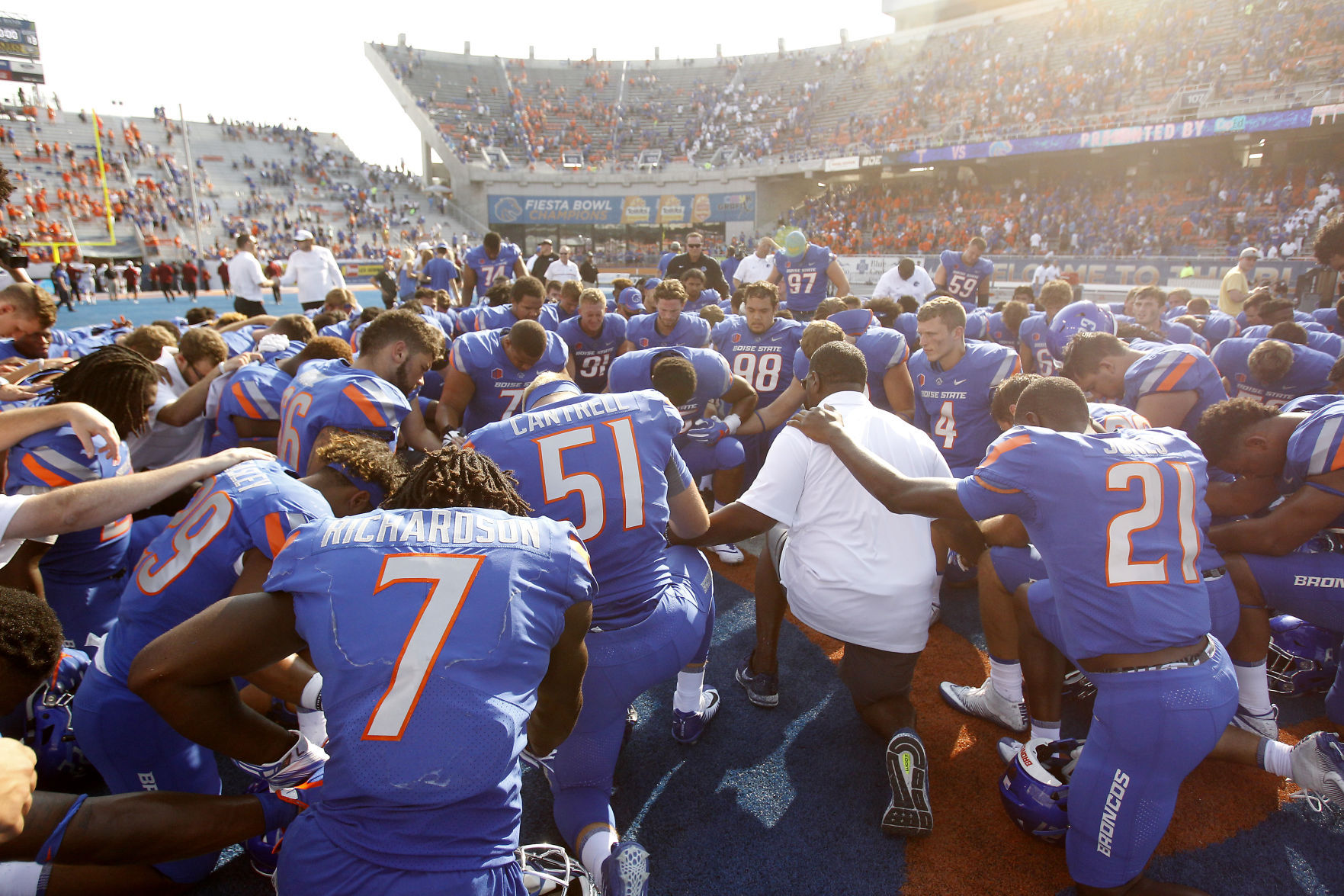 Football - Boise State Vs. Troy